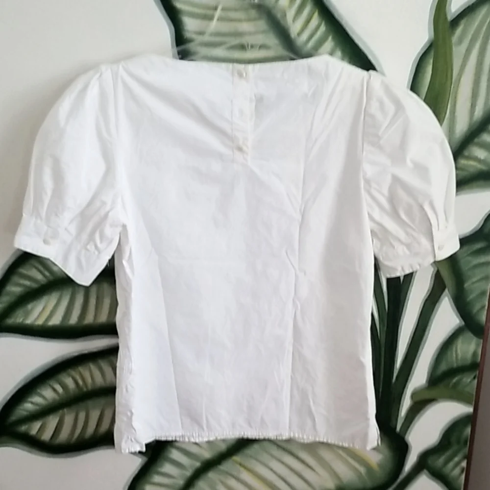 Anthropologie MAEVE Embroidered Blouse